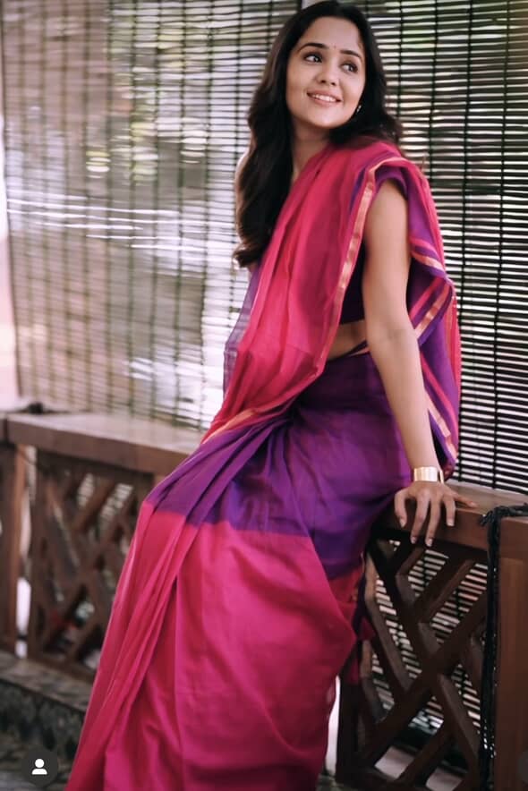 Half and half Pattern | Mul Cotton Saree