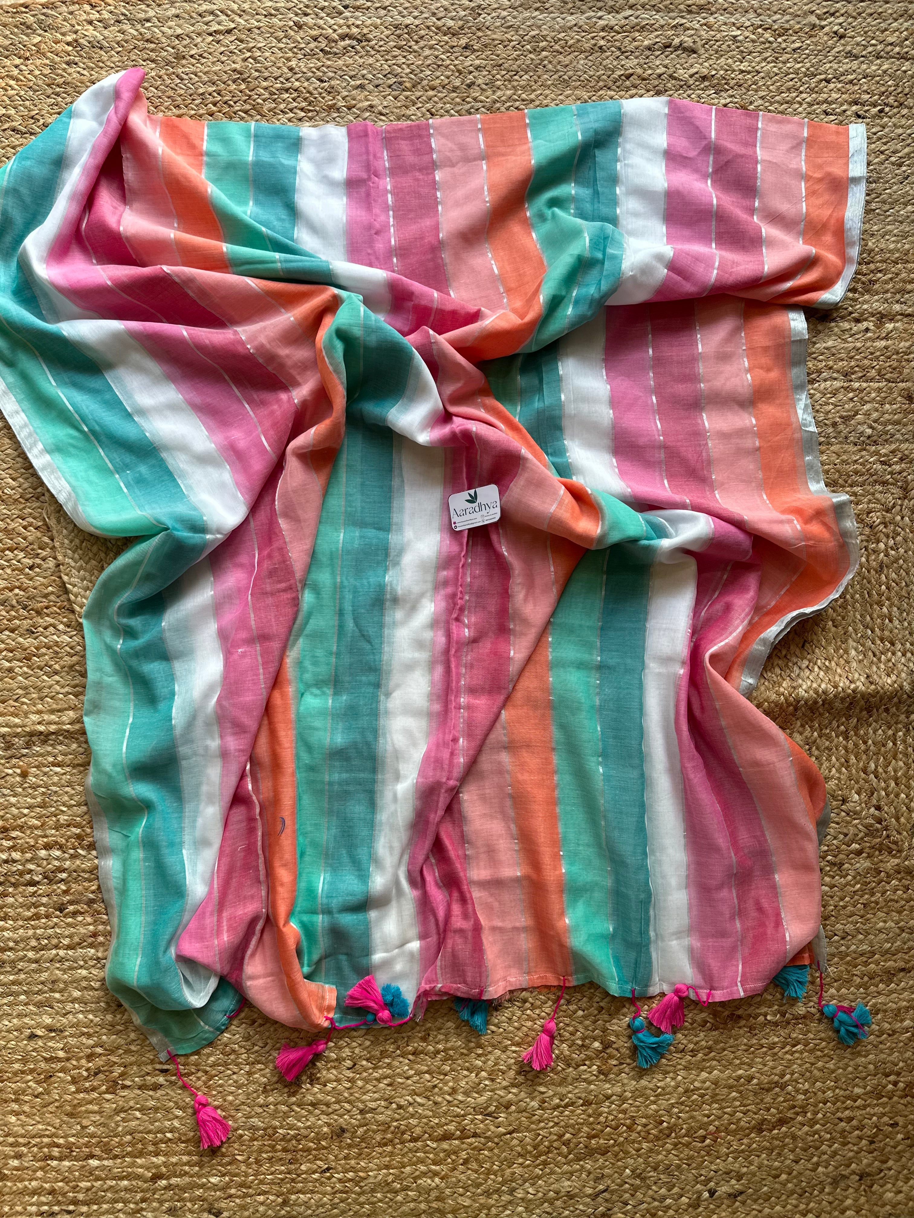 Multi Color | Mul Cotton Saree