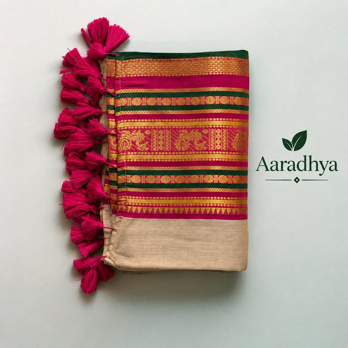 Kanchi Border Festive Saree | Mul Cotton Saree
