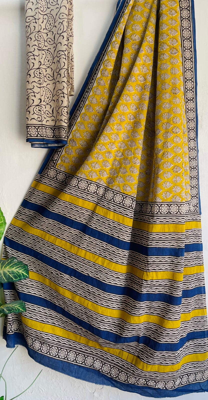 Hand Block Print | Mul Mul Cotton Saree